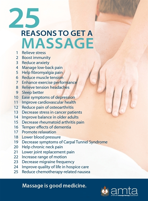 25 Reasons to Get a Massage Blog Elements Massage Indianapolis North